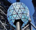 Την μπάλα από την Times Square, το νέο έτος, Μανχάταν της Νέας Υόρκης